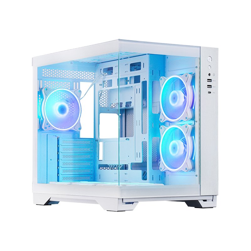 EAN 753263079145 - Chieftec GM-30W-TG-OP carcasa de ordenador Cubo Blanco imagen 1