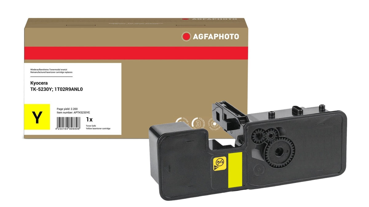 Recambio De Tóner Agfaphoto Aptk5230ye. Kyocera Tk-5230y