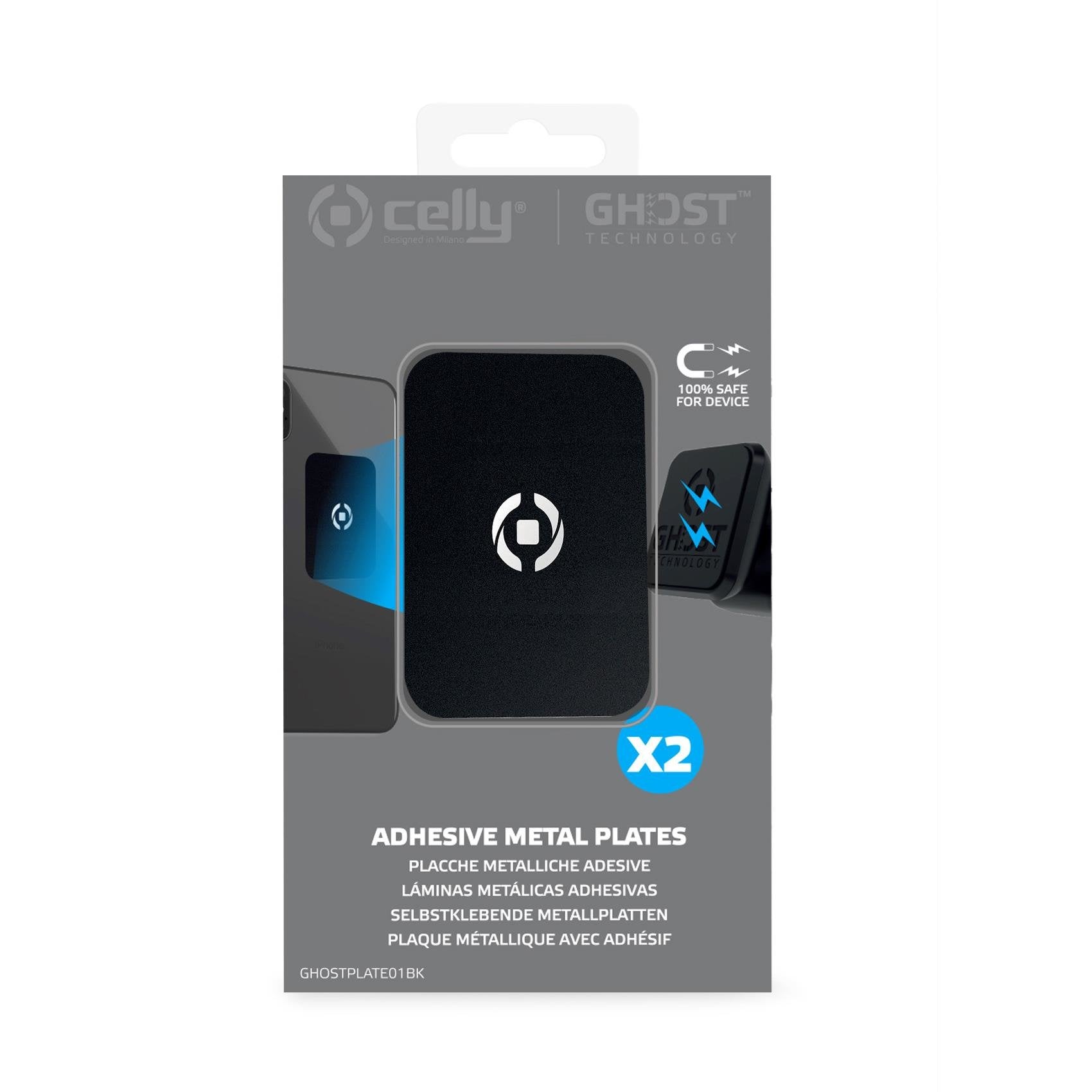 EAN 8021735753582 - Celly GHOSTPLATE01BK accesorio para funda de teléfono móvil imagen 3