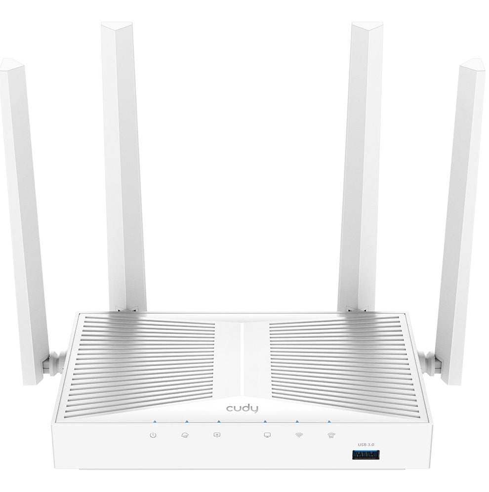 EAN 6971690793753 - Cudy WR1300S router inalámbrico Gigabit Ethernet Doble banda (2,4 GHz / 5 GHz) Blanco imagen 1