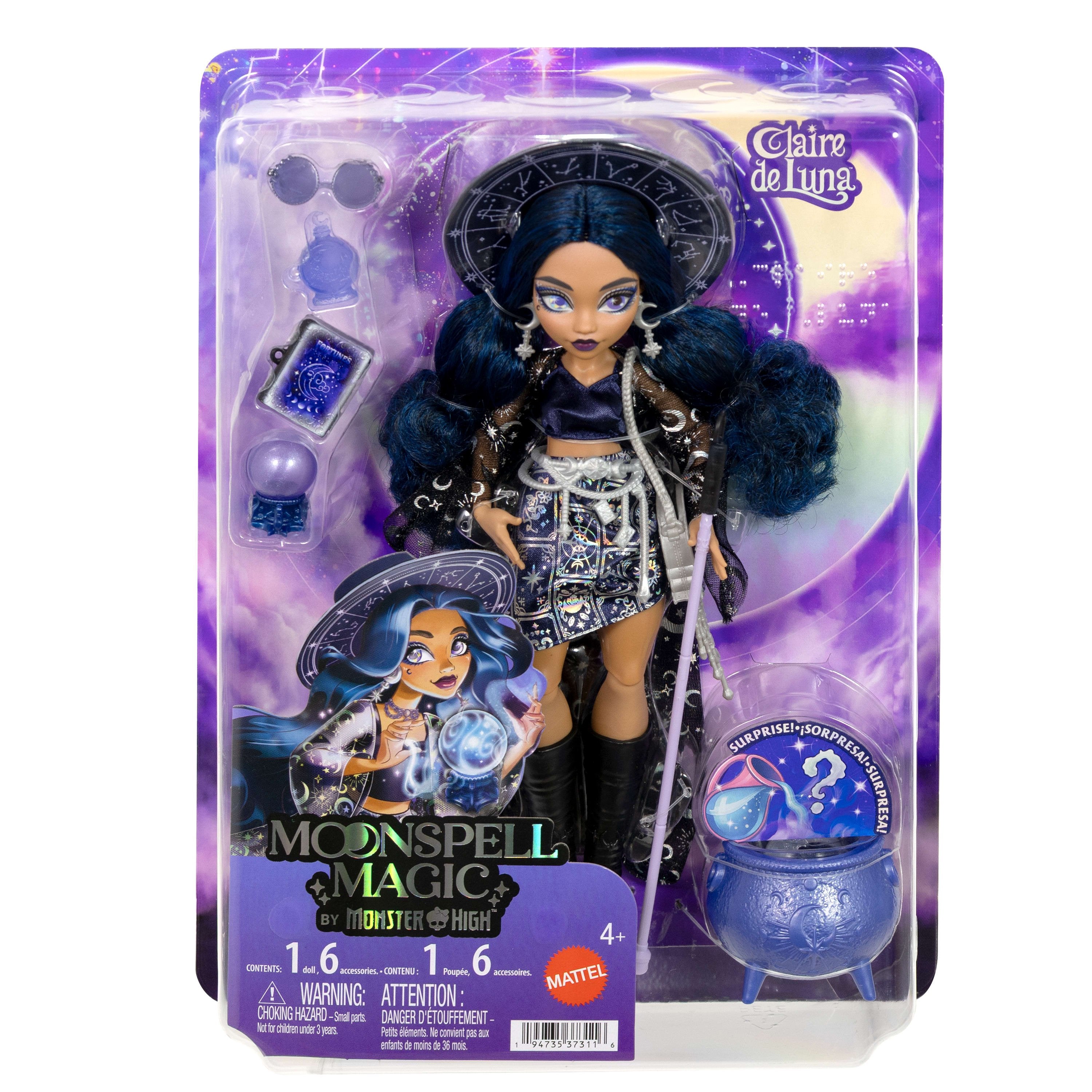 Muñeca Claire Clairvoyant Moonspell Magic Monster High