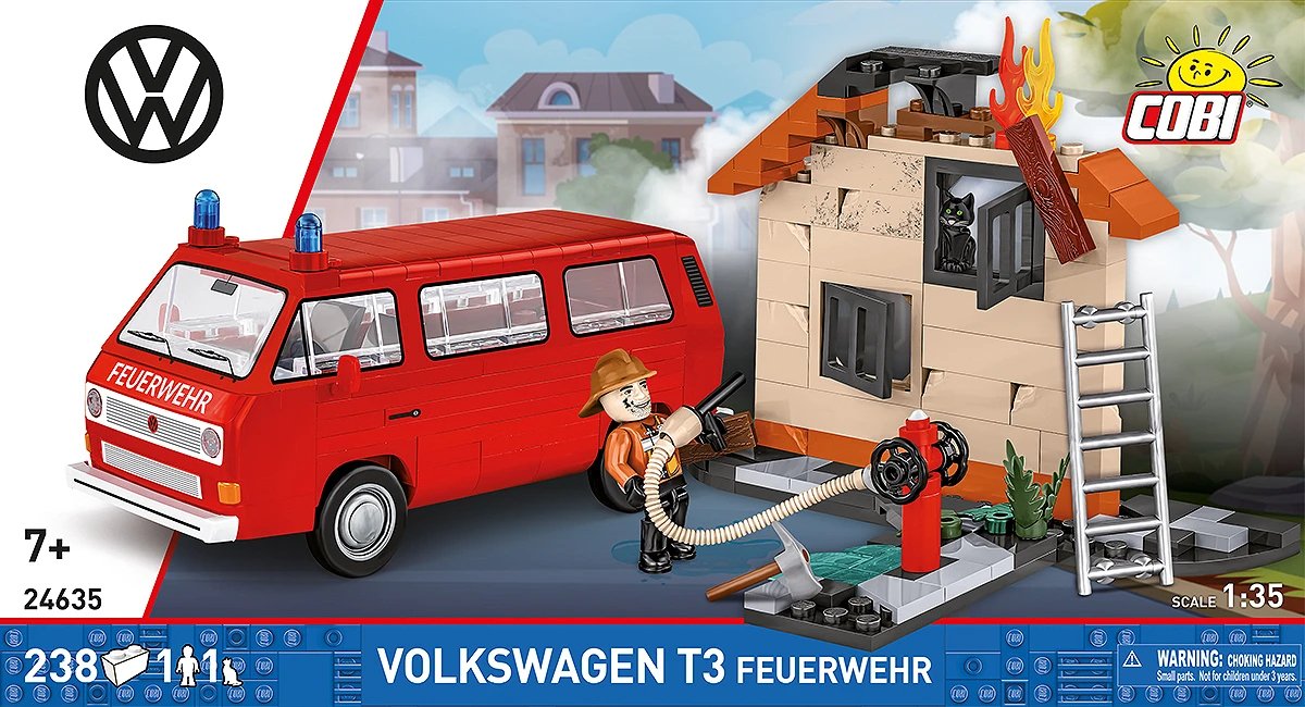 Cobi Volkswagen T3 Feuerwehr Cobi-24635