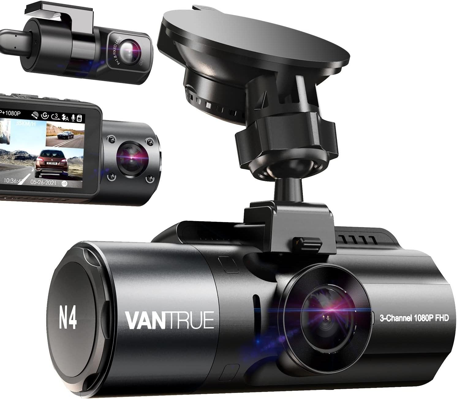 EAN 5903887376105 - Vantrue N4 cámara de salpicadero 4K Ultra HD Wifi USB imagen 1