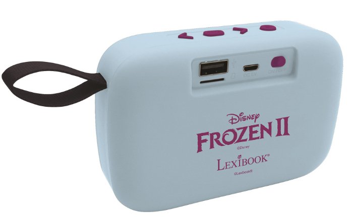 Altavoz Inalámbrico Lexibook Frozen 5w Bluetooth 4h Autonomía Batería Litio 300 Mah Función Tws Azul