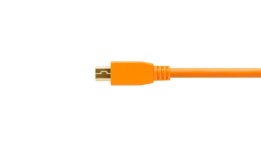 Tether Tools Cu5451 Cable Usb 4,6 M 2.0 Usb A Mini-Usb B Naranja