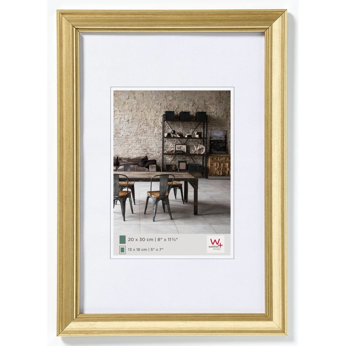 EAN 4004122247059 - Walther Design JA520G marco Expositor de pie retroiluminado Oro imagen 1