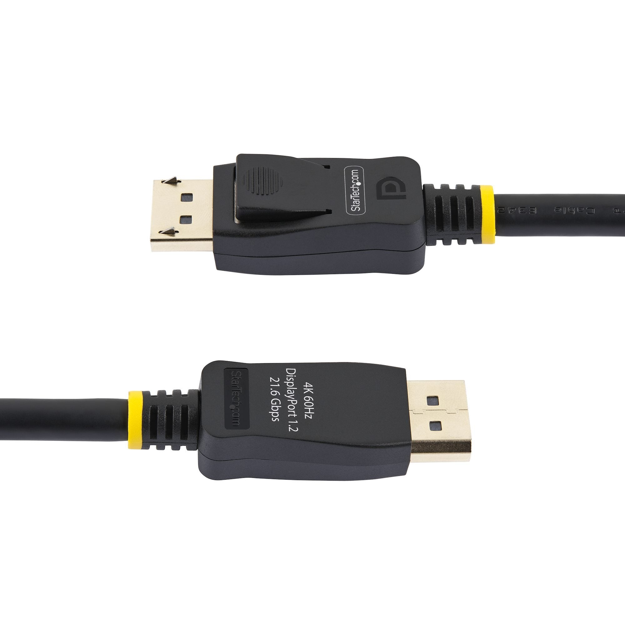 Startech.Com Cable Displayport 1.2 4k 60hz De 2m - Cable Dp Uhd Con Pestillos - Con Certificación Vesa - Cable Para Monitor Displayport - Paquete De 10