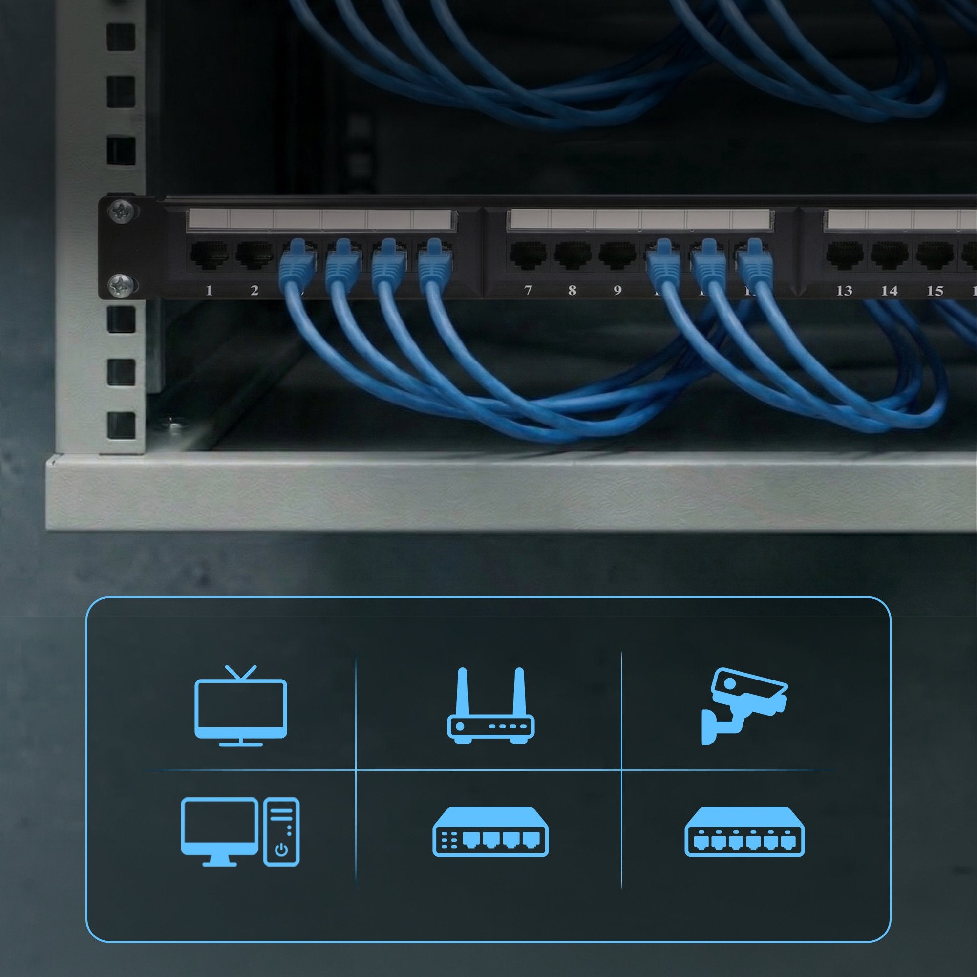EAN 5902560369809 - Extralink EX.9809 panel de parcheo 1U imagen 8