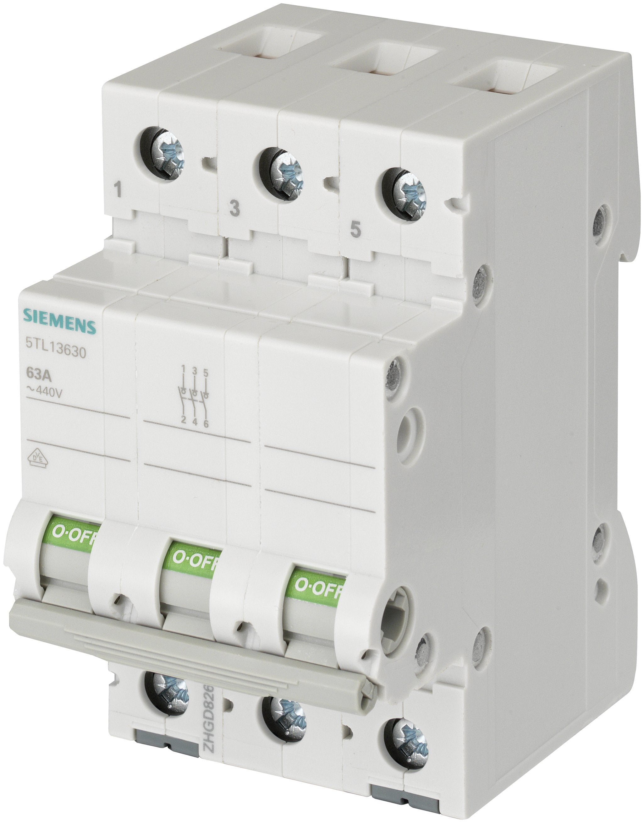 Siemens Ausschalter 63a 3p 5tl13630 **