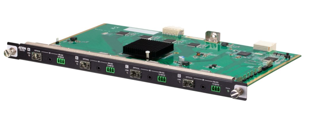 Aten Vm7584k2 Tarjeta De Entrada Óptica De 4 Puertos 10g 4k A 10 Km