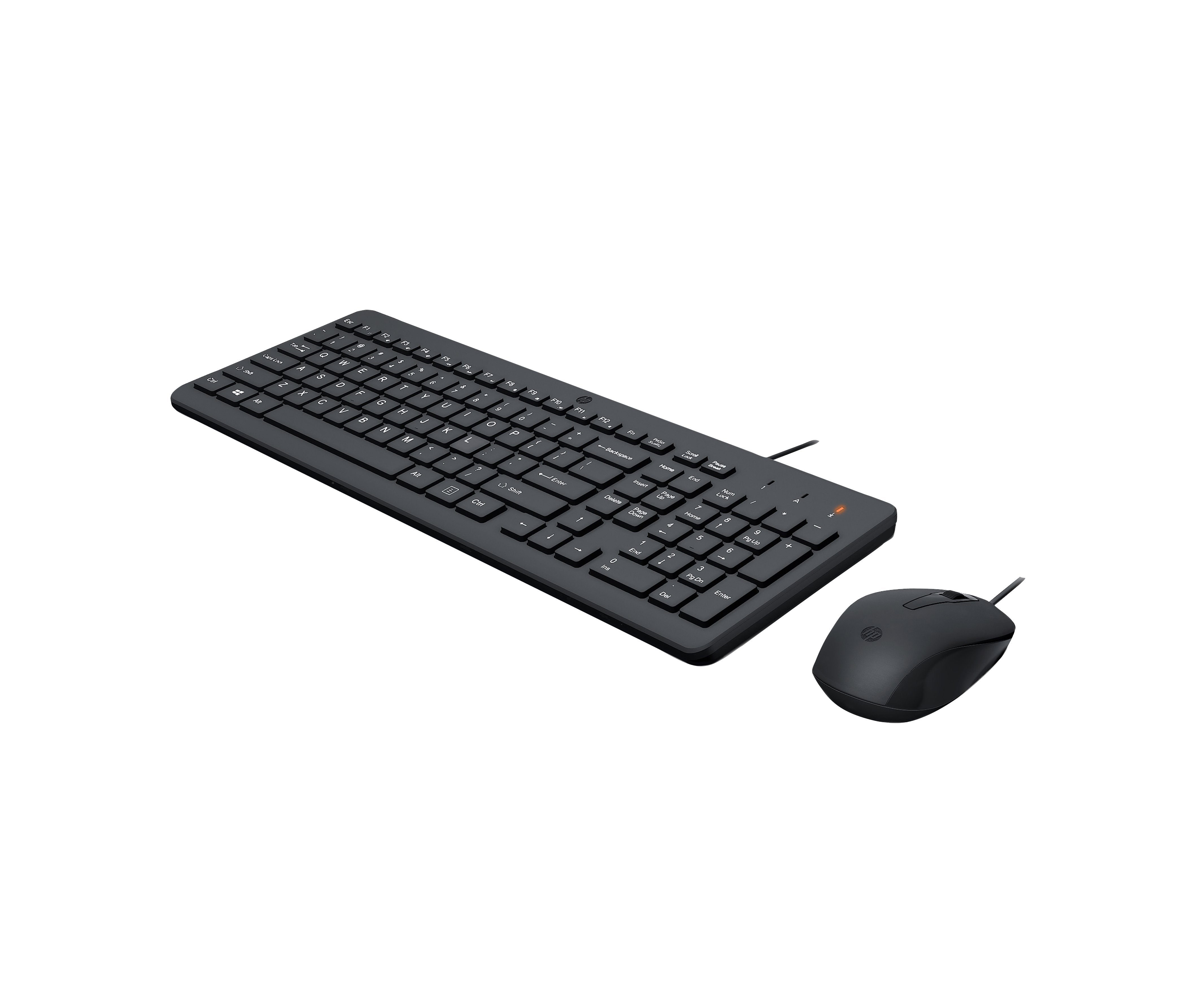 Hp 150 Teclado (Ingles) + Raton Con Cable (Eu)