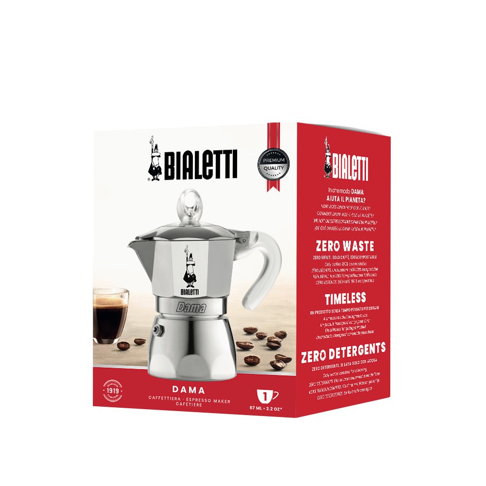 Cafetera Italiana Bialetti Dama Pure Ice 0,075 L Metálico