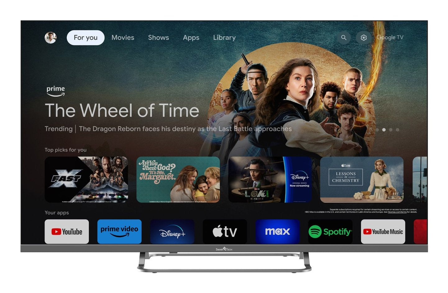 Televisión Led Smart Tech Fhd 40"   40fg01v Google Tv