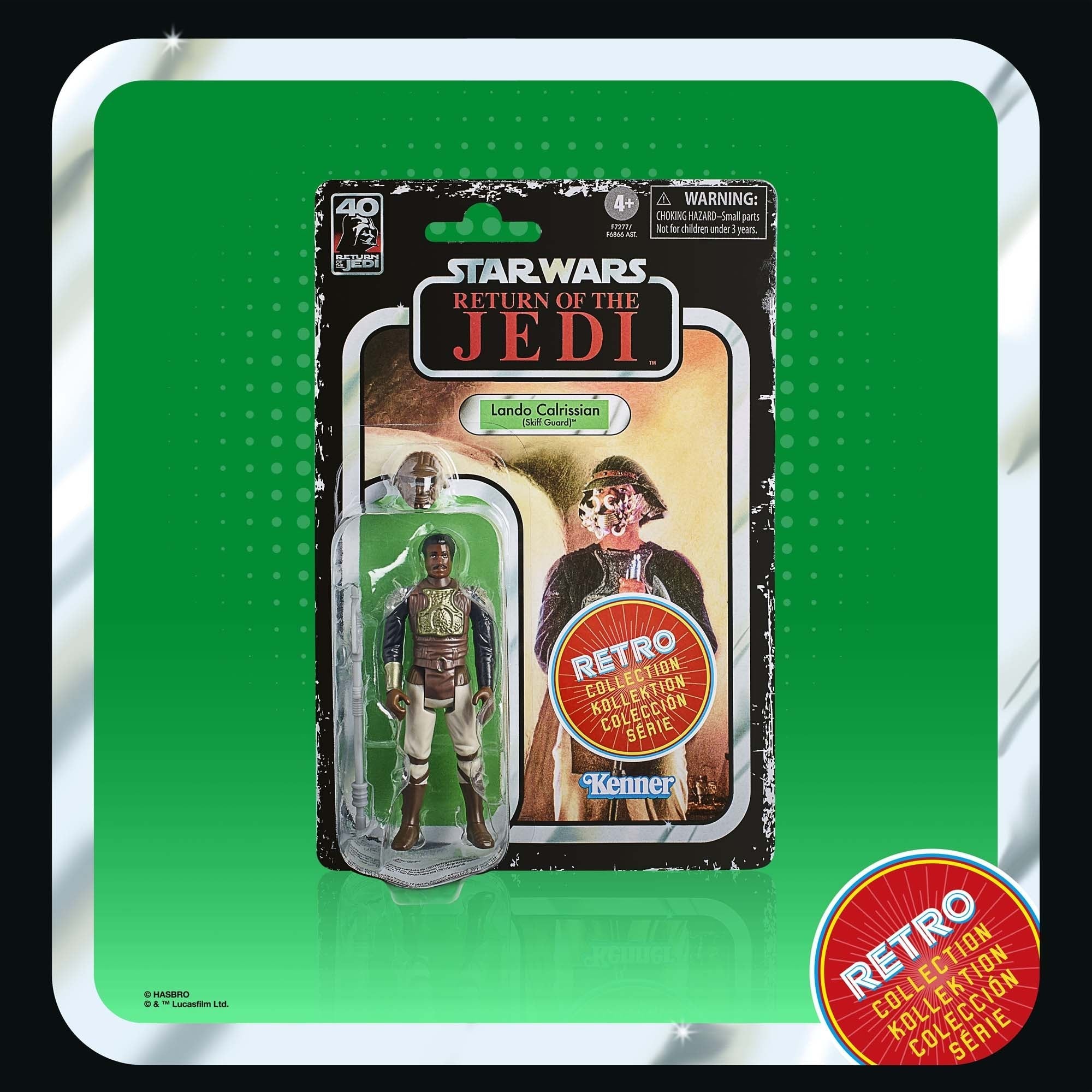 Figura Hasbro Star Wars Retro Collection Lando Caalrissian (Skiff Guard)