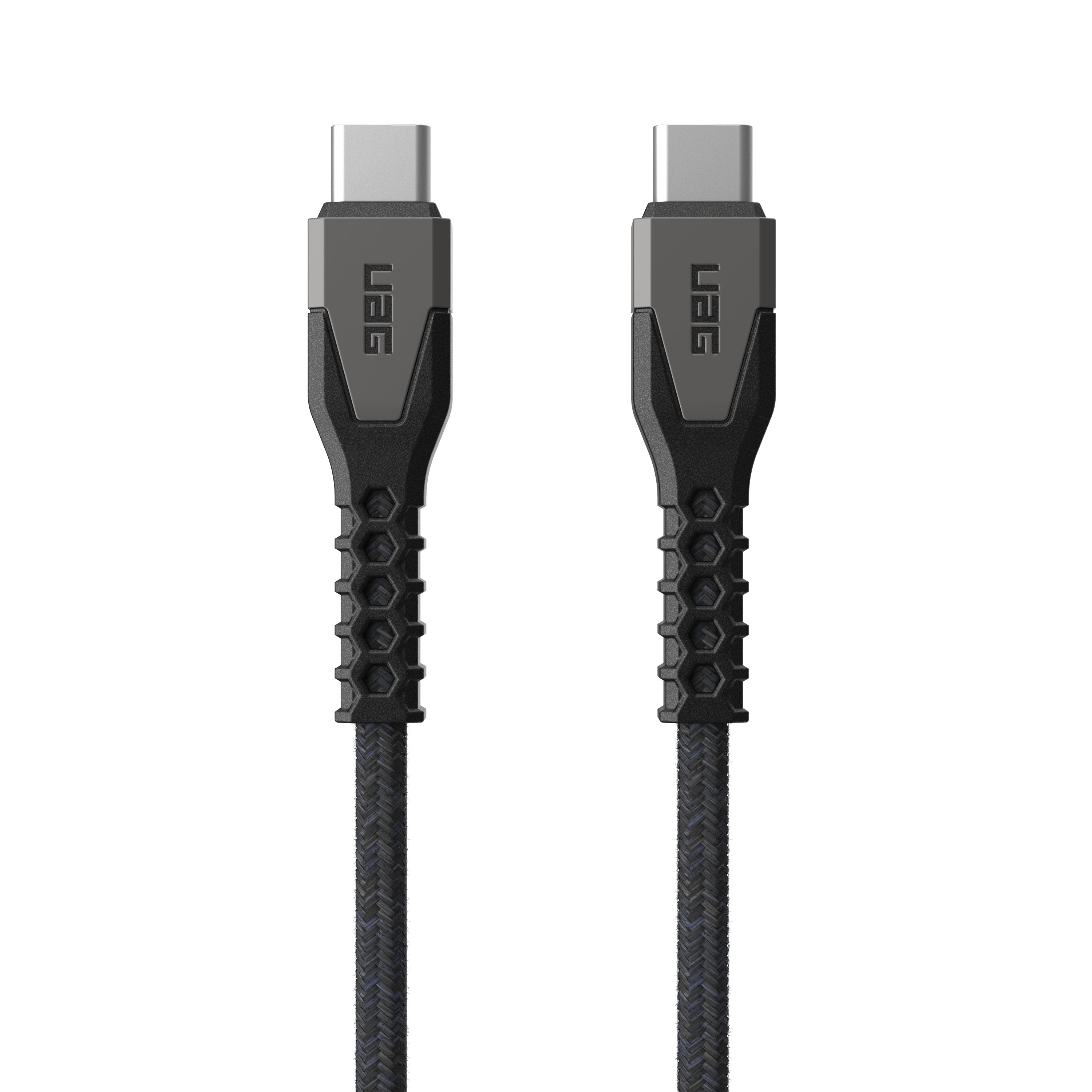 Urban Armor Gear Kevlar Cable Usb 1,5 M Usb 2.0 Usb C Negro, Gris