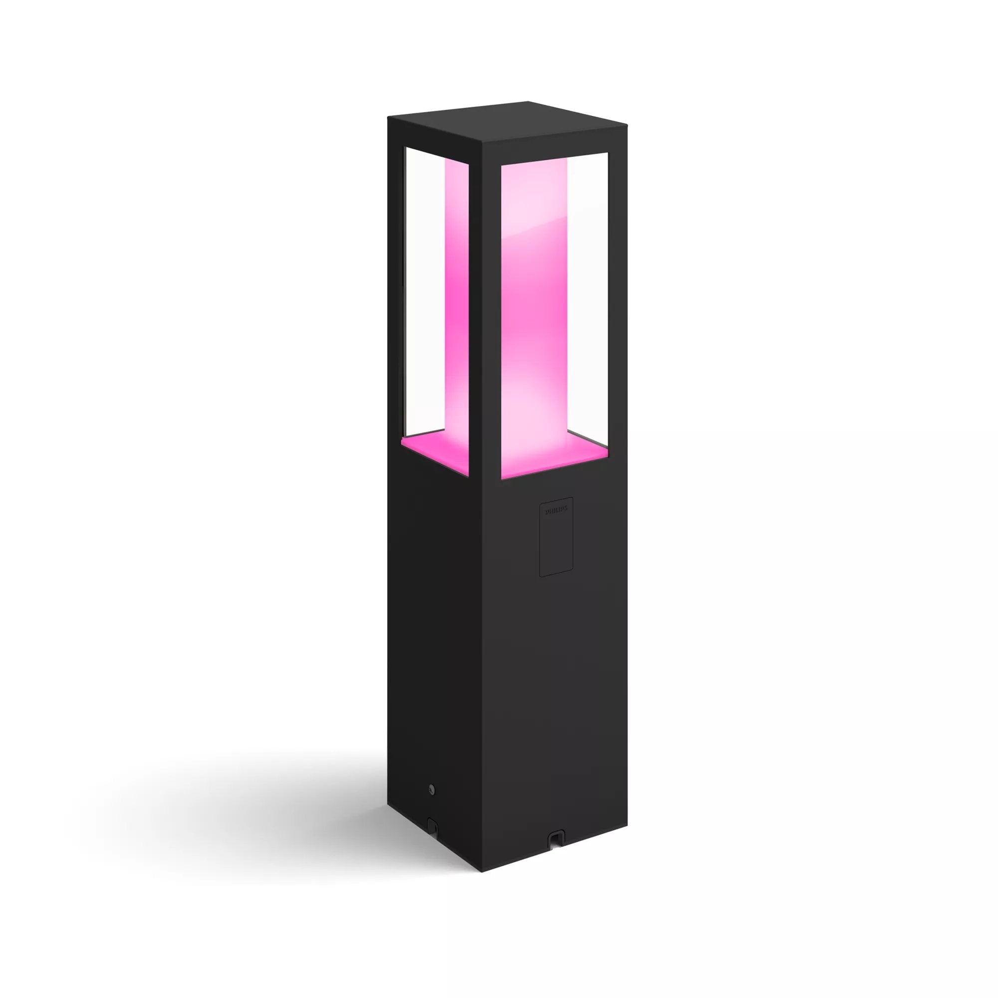 Soporte Para Exteriores Philips Impress, Blanco Y Ambiente De Color, Led Integrado De 8 W, Antracita
