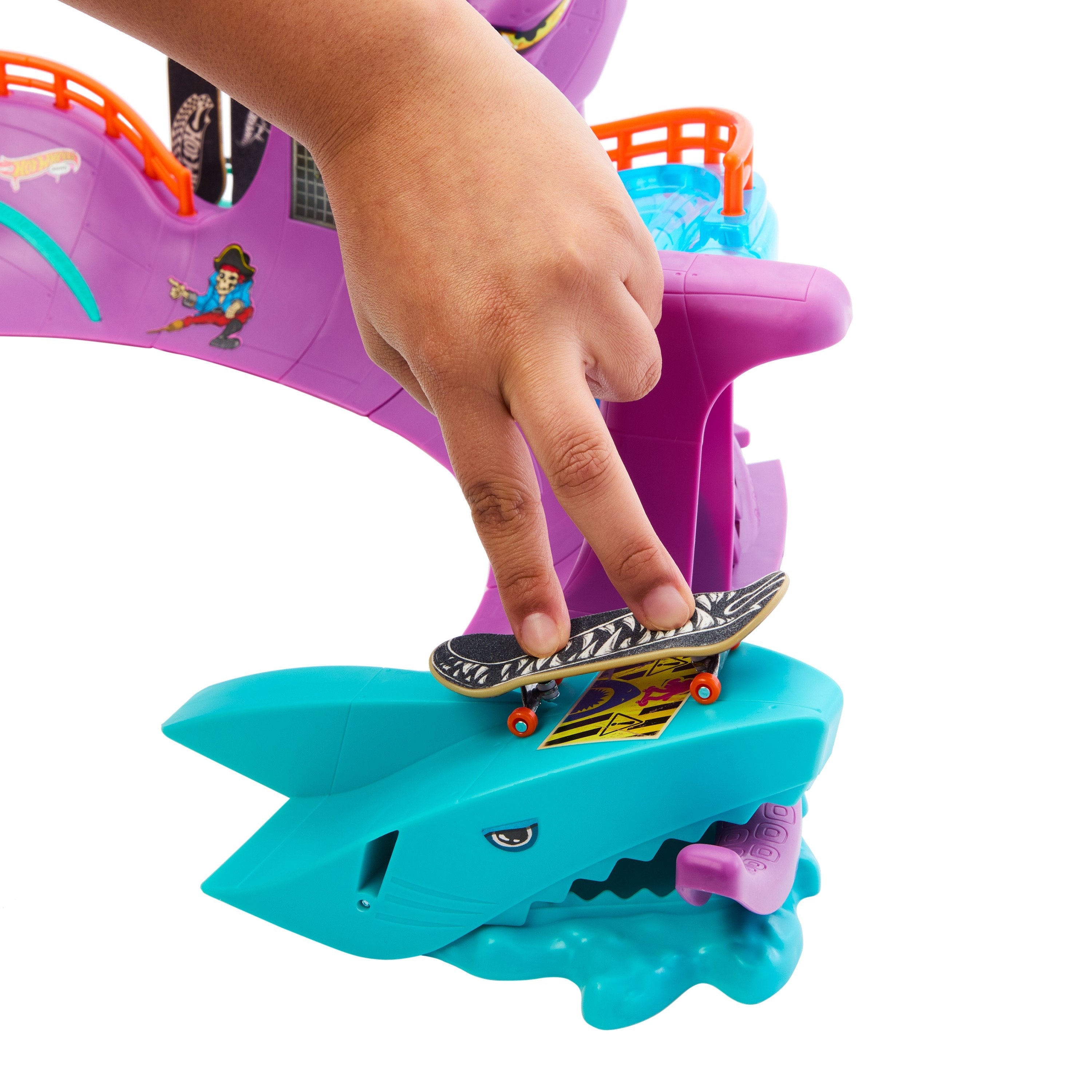 Hot Wheels Skate Octopark Juego De Patines, (Incl. 1 Tabla + Zapatillas De Skate) Hmk01