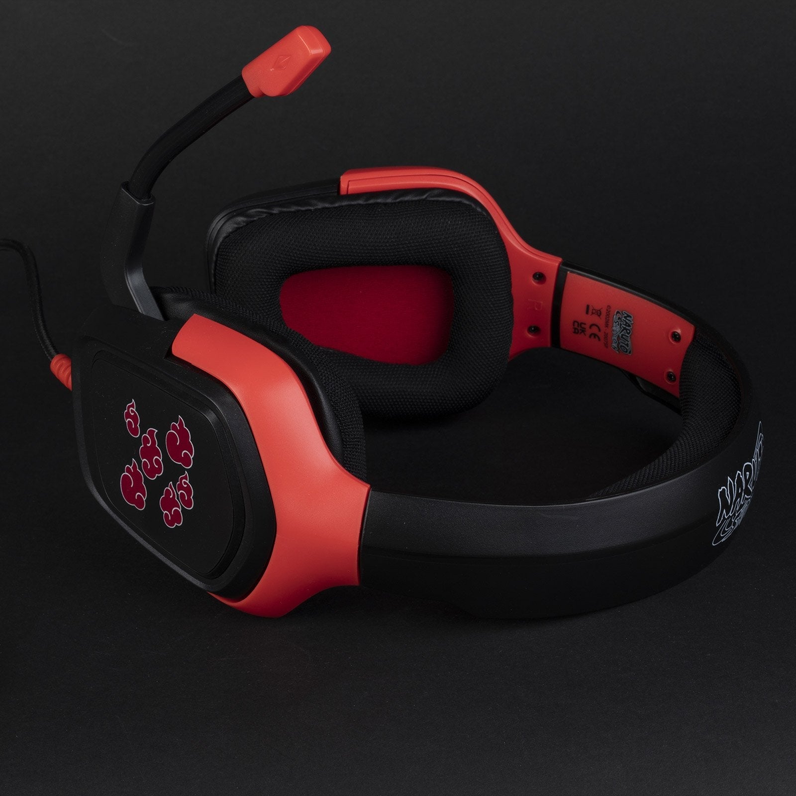 EAN 3328170288965 - Konix Naruto KX AKATSUKI HEADSET Auriculares Alámbrico Diadema Juego Negro, Rojo imagen 9