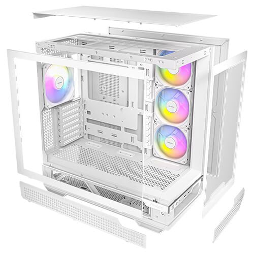 Caja Pc Geh Antec C7 Argb Full Tower Blanco Retail Blanco