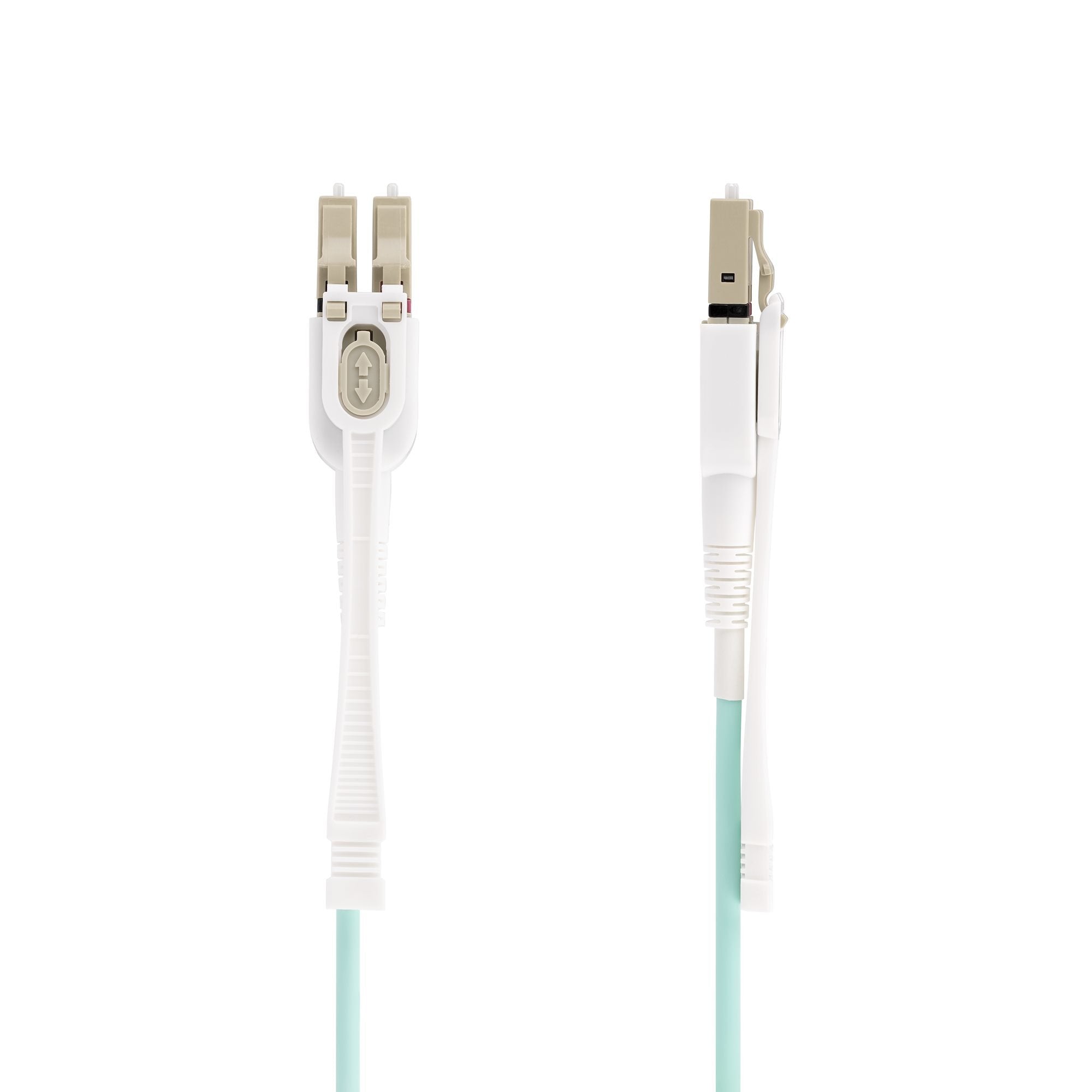 Startech.Com Cable De Fibra Óptica Multimodo Lc A Lc [Upc] Om4 De 8m - Con Pestillos - 50/125?M - Redes De 100g - Resistente A Los Dobleces - Low Insertion Loss - Lszh