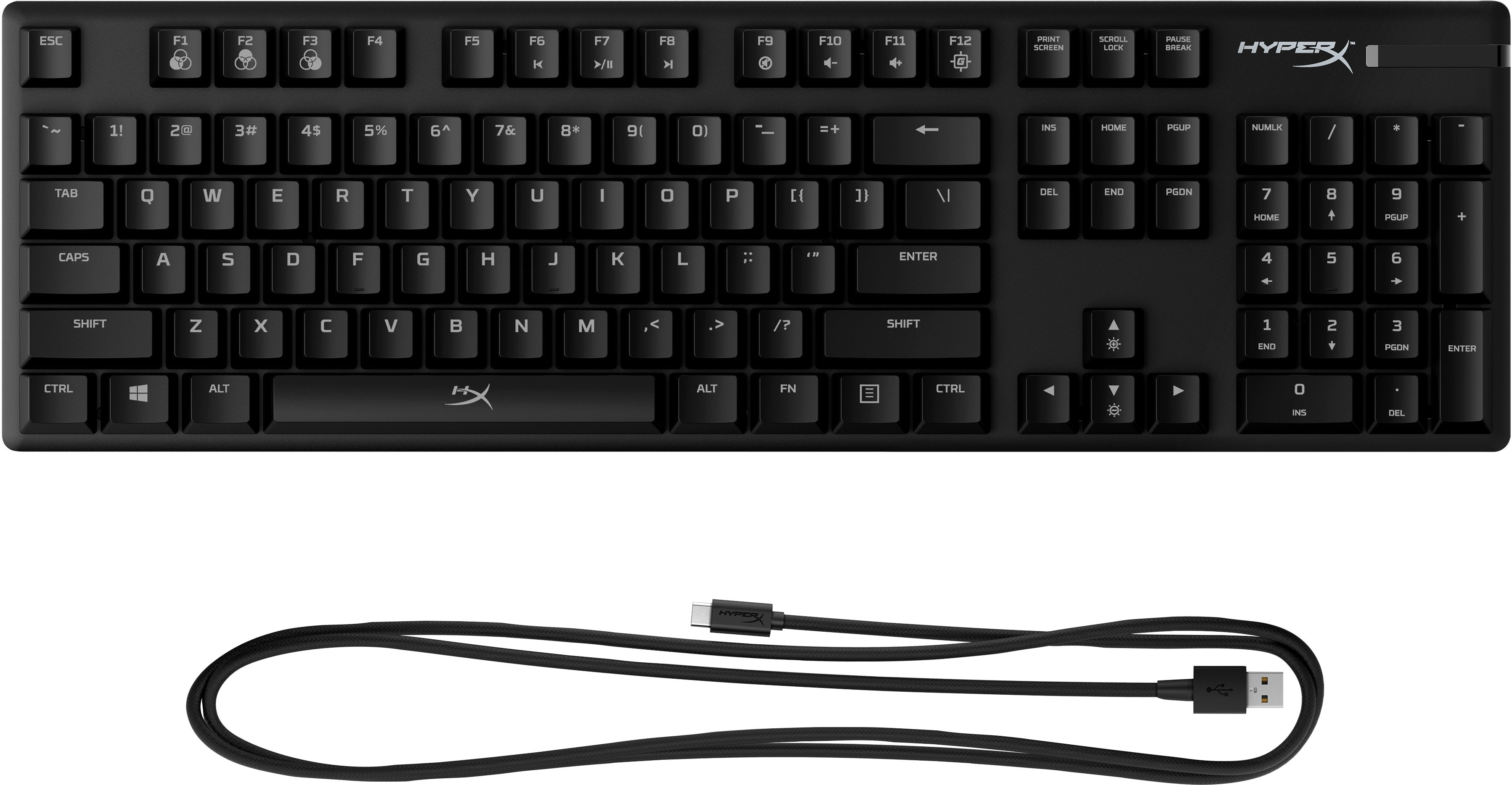 Teclado Ingles Hyperx Mecánico Gaming Alloy Origins - Hx Red (Distribución De Ee. Uu.)