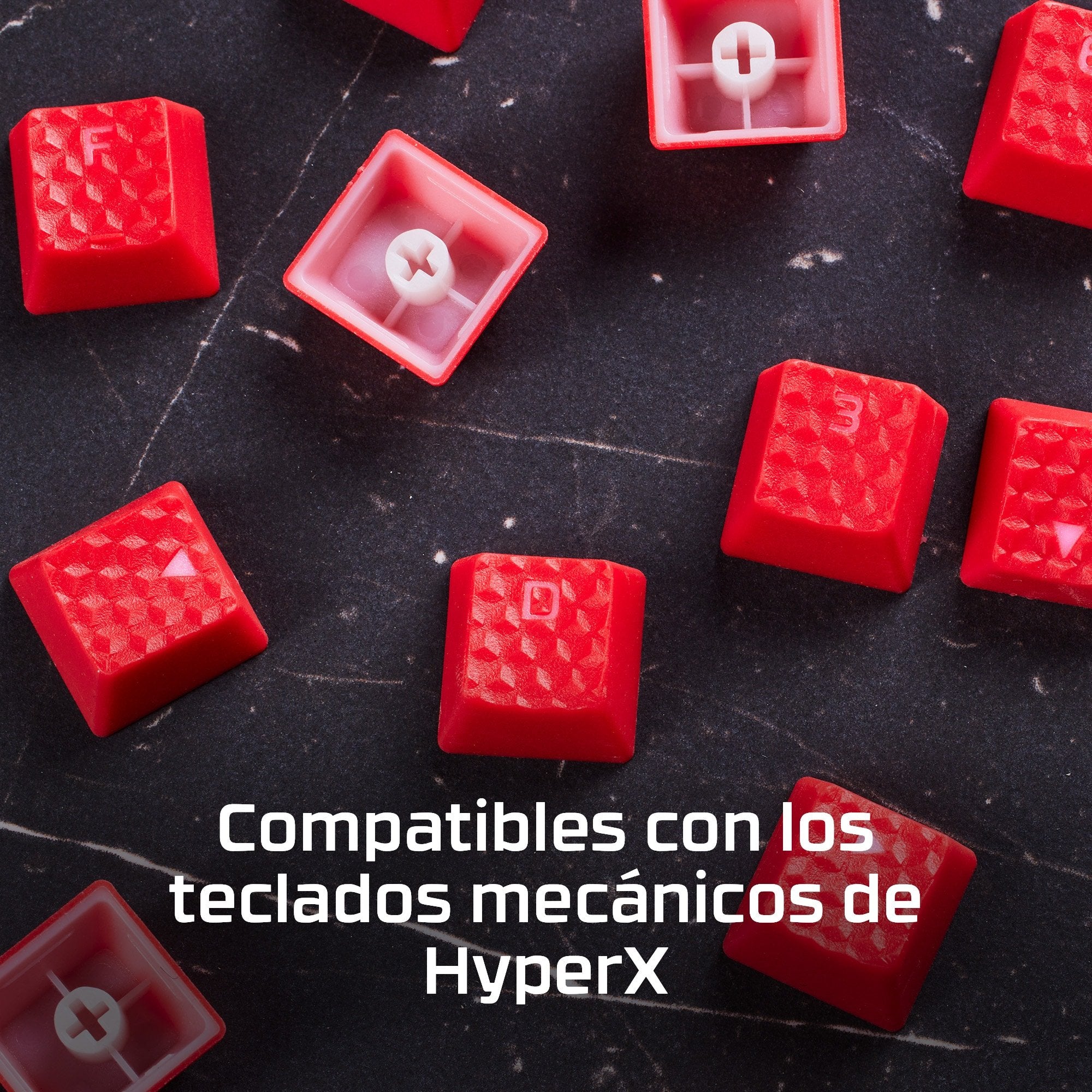 EAN 0196188737347 - HyperX Rubber Keycaps - Gaming Accessory Kit - Blue (US Layout) Tecla imagen 6