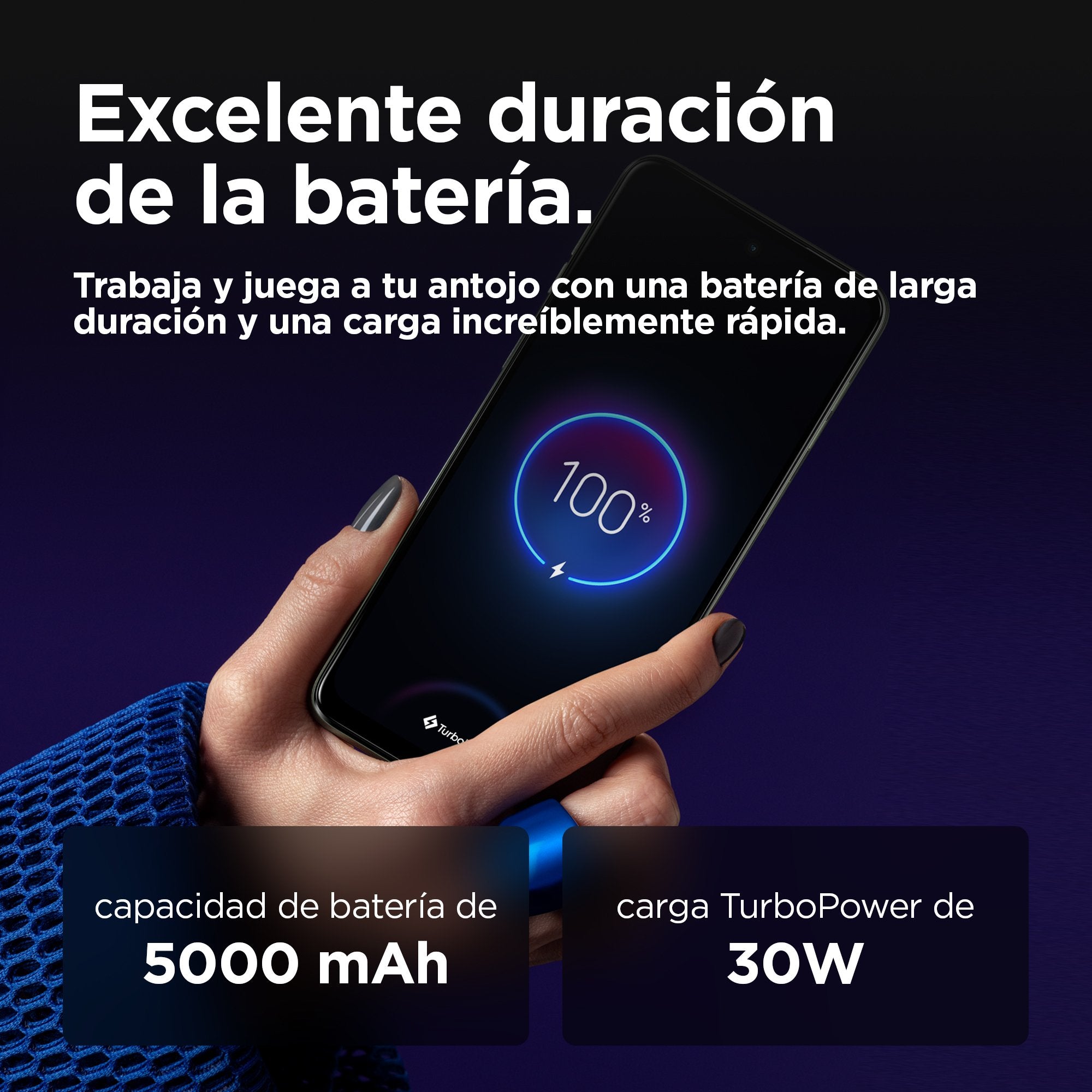 EAN 0840023274848 - Motorola moto g55 5G 16,5 cm (6.49") SIM doble Android 14 USB Tipo C 8 GB 256 GB 5000 mAh Púrpura imagen 8