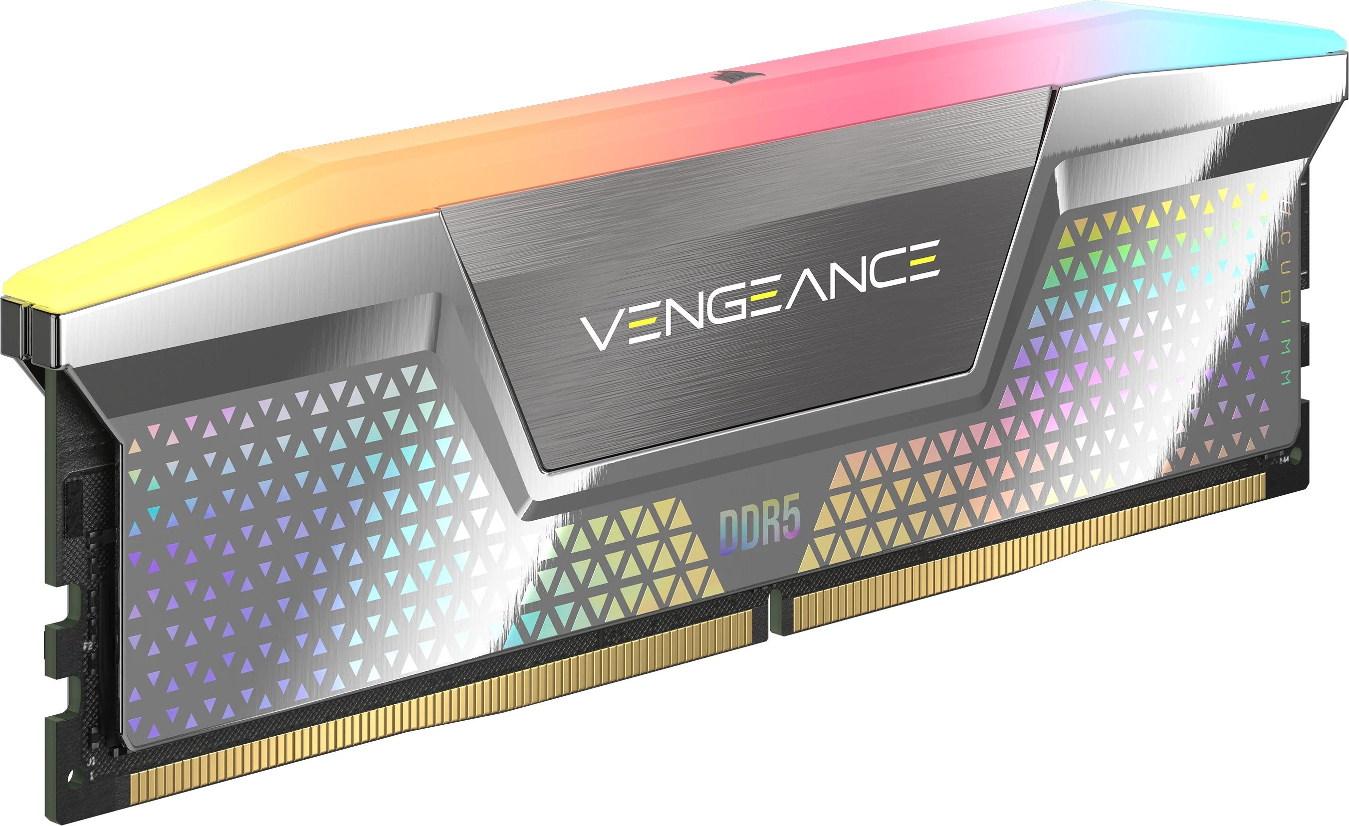 Memoria Corsair 48 Gb Ddr5-8400 2x 24 Gb Plateada, Cmhc48gx5m2x8400c40, Vengeance Rgb, Intel Xmp Cmhc48gx5m2x8400c40