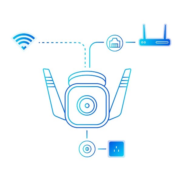 Camara Exterior Ip Wifi Tp-Link Tapo T65 Ip66 Ultra Definicion 3mp