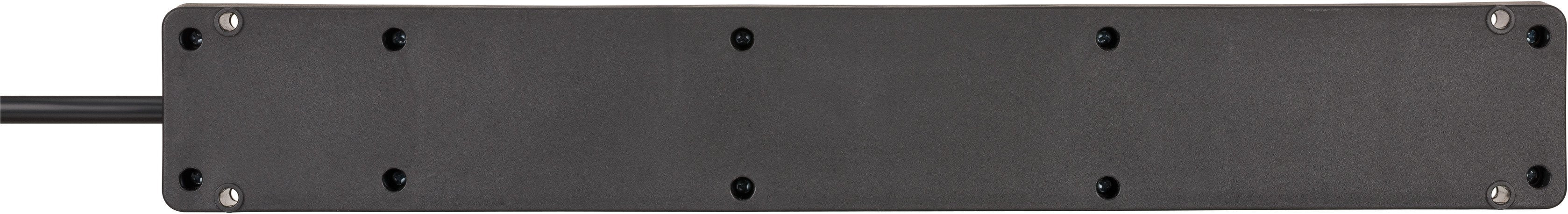 Brennenstuhl Bremounta Regleta 5 Tomas + 2x Usb-C Negro 3m