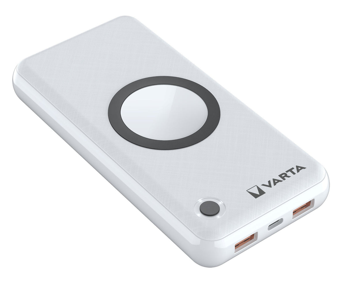 EAN 4008496056101 - Varta 57909 101 111 batería externa Polímero de litio 20000 mAh Cargador inalámbrico Blanco imagen 3