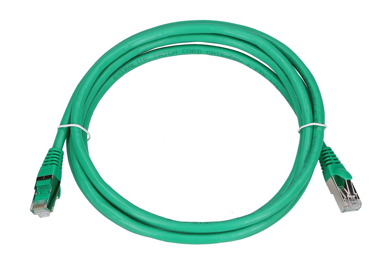 Extralink Kat.6 Ftp 2m  Lan Patchcord  Cable De Cobre De Par Trenzado, 1gbps