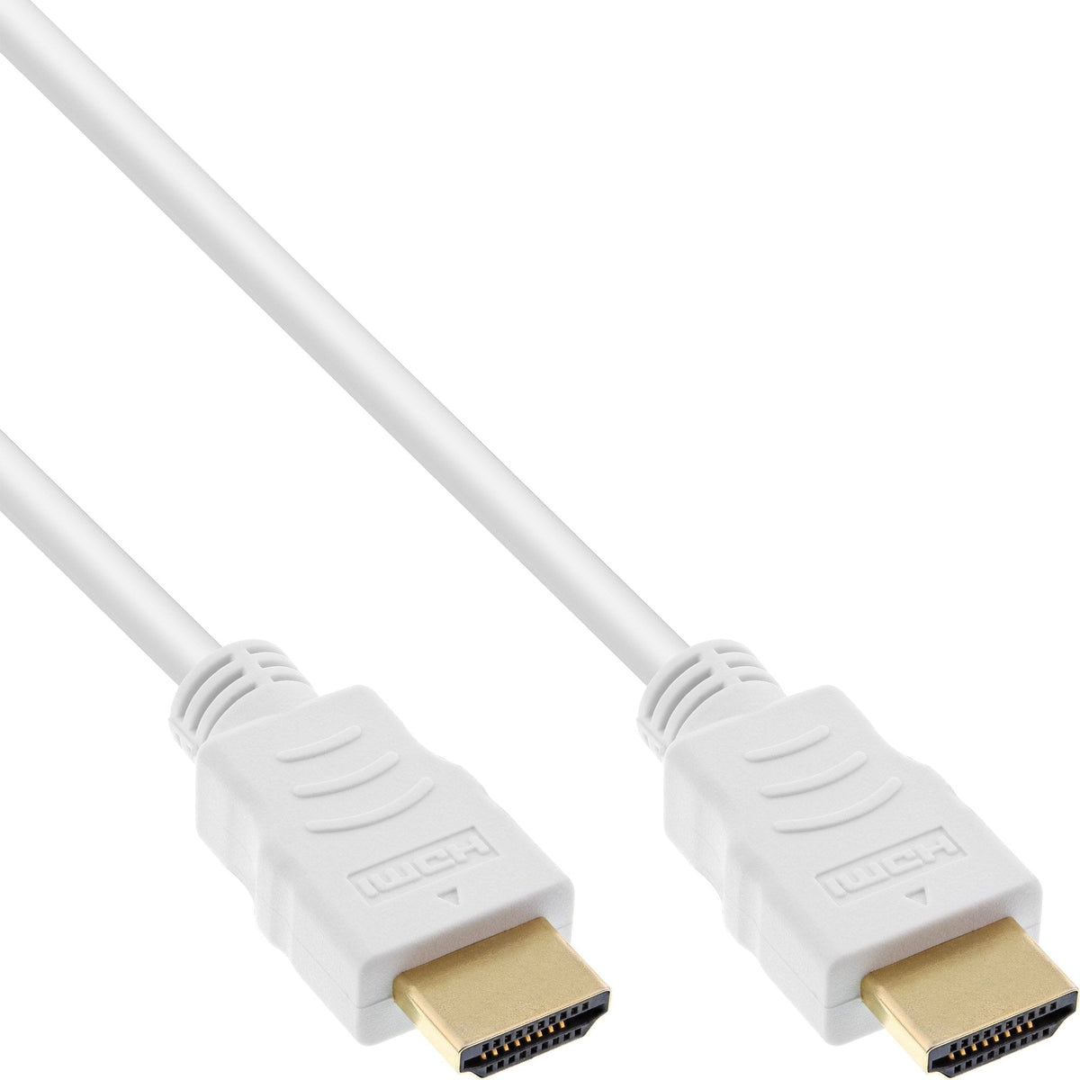 Cable Hdmi De Inline Con Ethernet Macho A Macho Blanco 2m