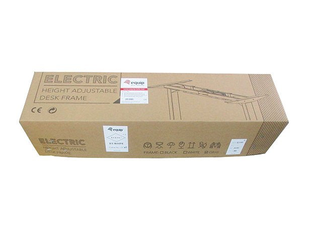 Mesa Electrica Ergonomica Altura Regulable Motor Dual  Sin Tablero Color Estructura Blanca Control Tactil Altura Desde 620mm-1280mm