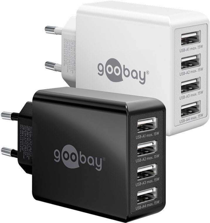EAN 4040849449628 - Goobay 44962 cargador de dispositivo móvil Universal Blanco Corriente alterna Interior imagen 2