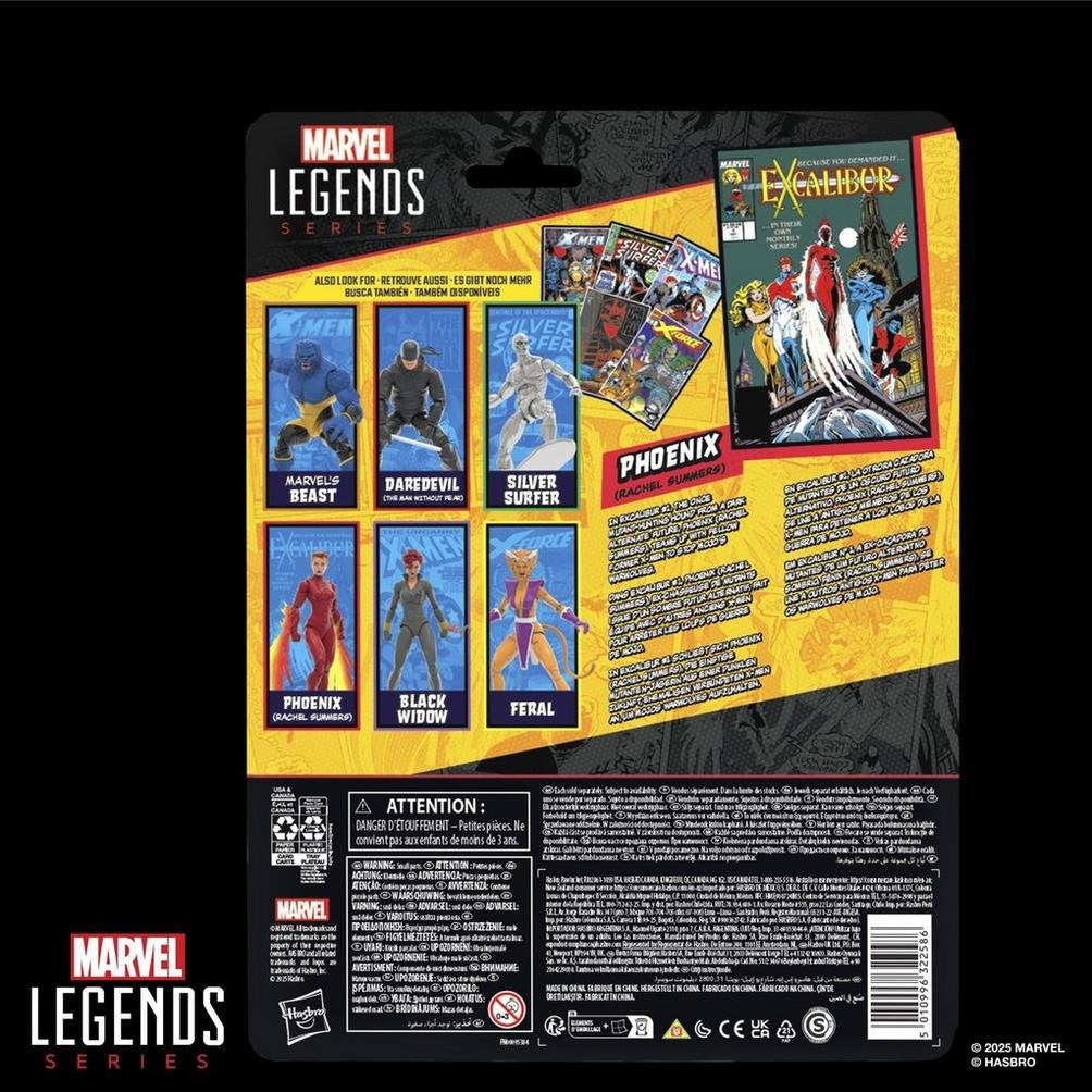 Figura Phoenix Rachel Summers Excalibur Marvel Legends Series 15cm