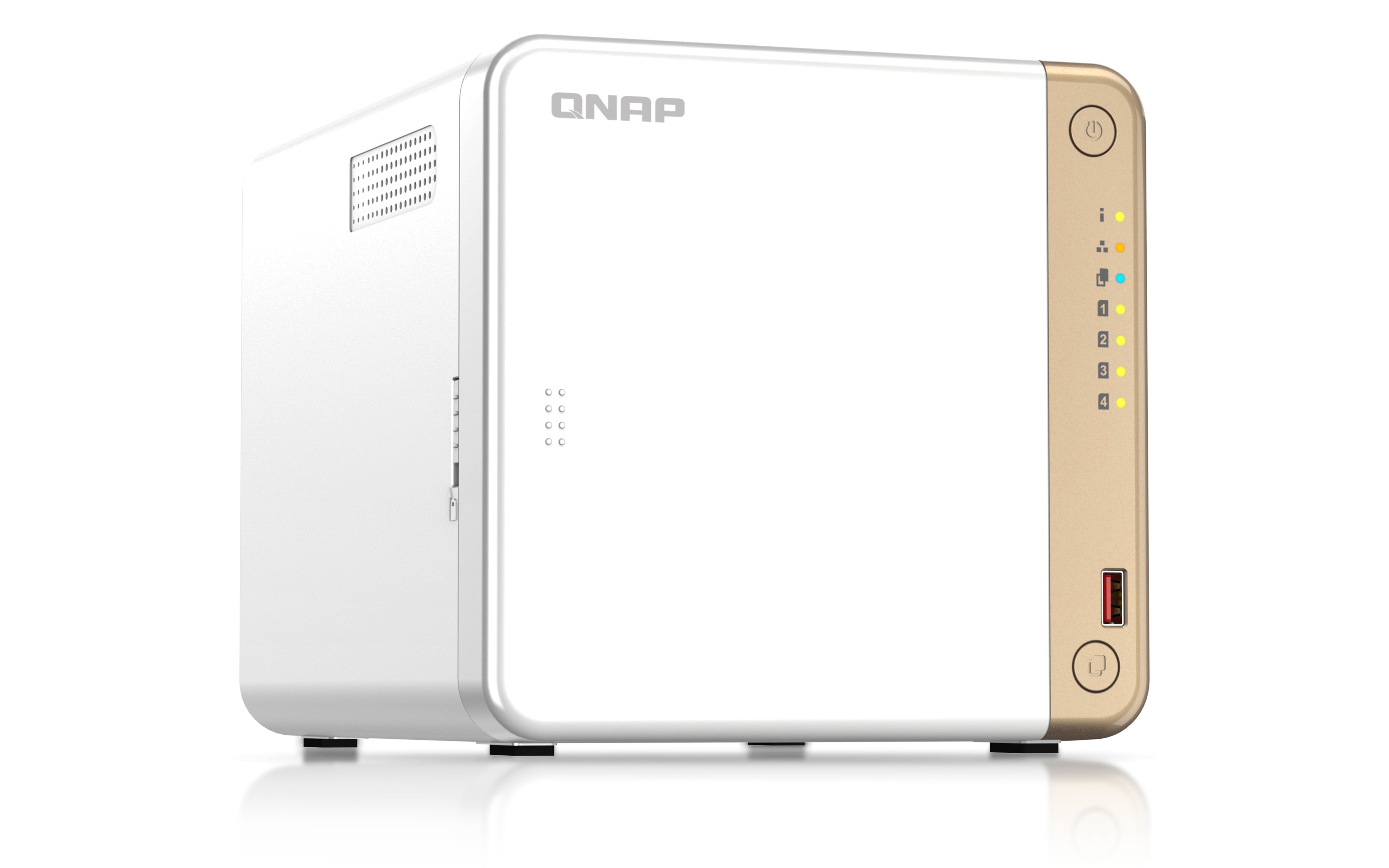 EAN 4711103081198 - QNAP TS-462-2G servidor de almacenamiento NAS Torre Intel® Celeron® N4505 2 GB DDR4 0 TB QNAP QTS Blanco imagen 4
