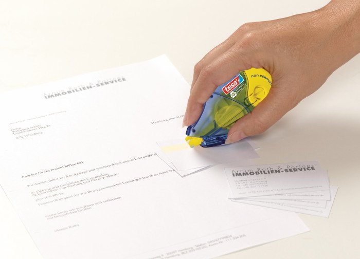 EAN 4042448110947 - TESA 59200 corrección de películo/cinta 14 m Amarillo imagen 4