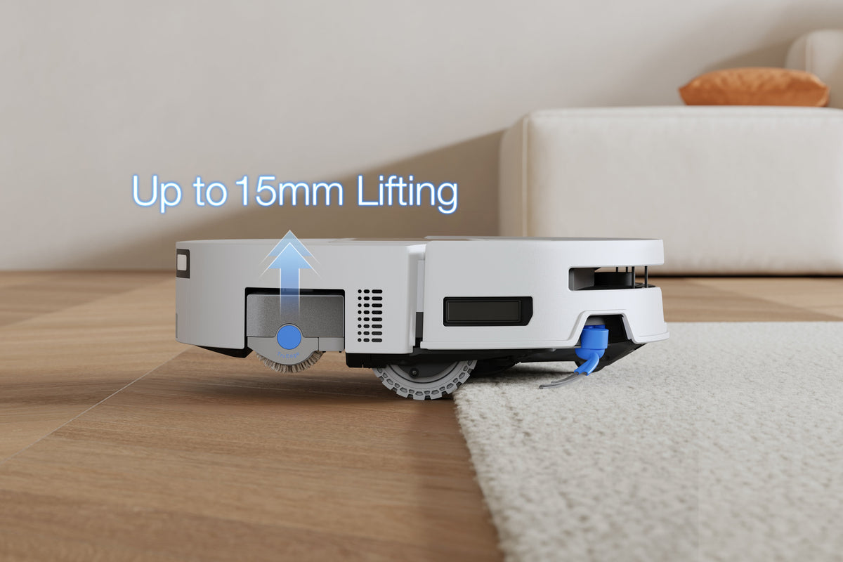 Ecovacs Deebot T90 Max Omni Vacuum Cleaner,Robot,Wet&Dry,30000pa,Truedge 3.0,Zerotangle 4.0,Ozmo Roller 3.0,White+Omni Auto-Empty Station