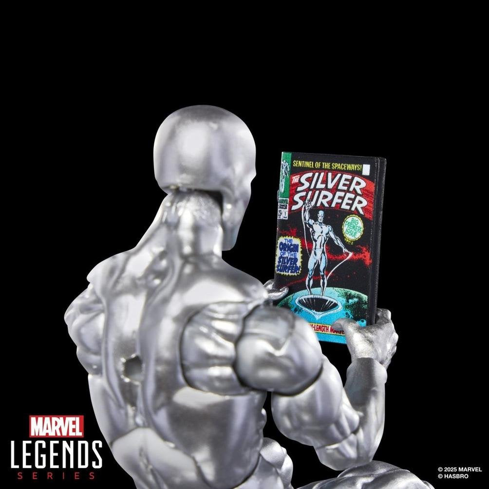 Figura Estela Plateada The Silver Surfer Marvel Legends Series 15cm