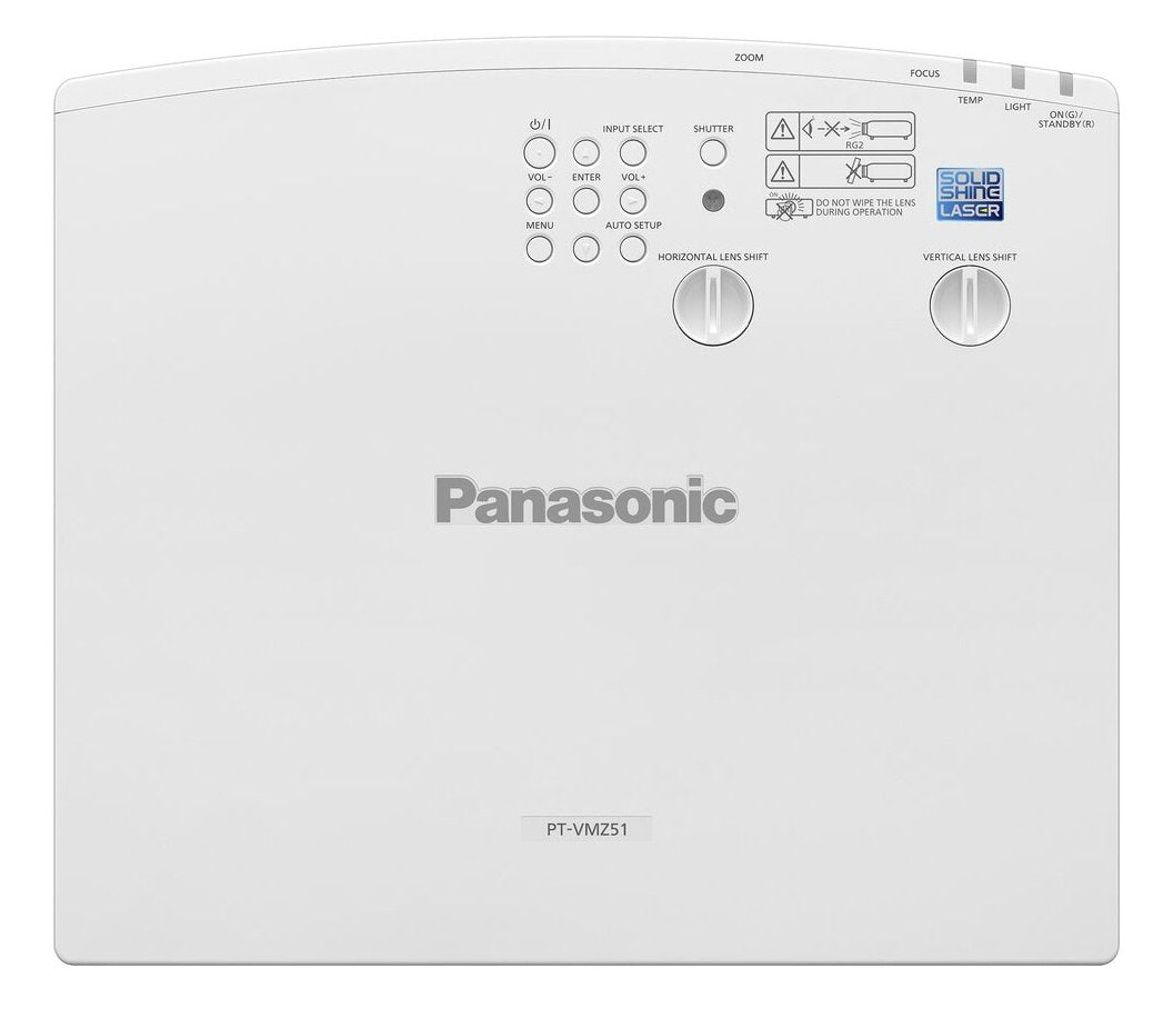 Proyector Láser Panasonic Pt-Vmz51ej  3lcd, Wuxga (1920 X 1200). 5.200 Ansi Lúmenes  Ratio 1.09-1.77:1 Zoom X 1.6.