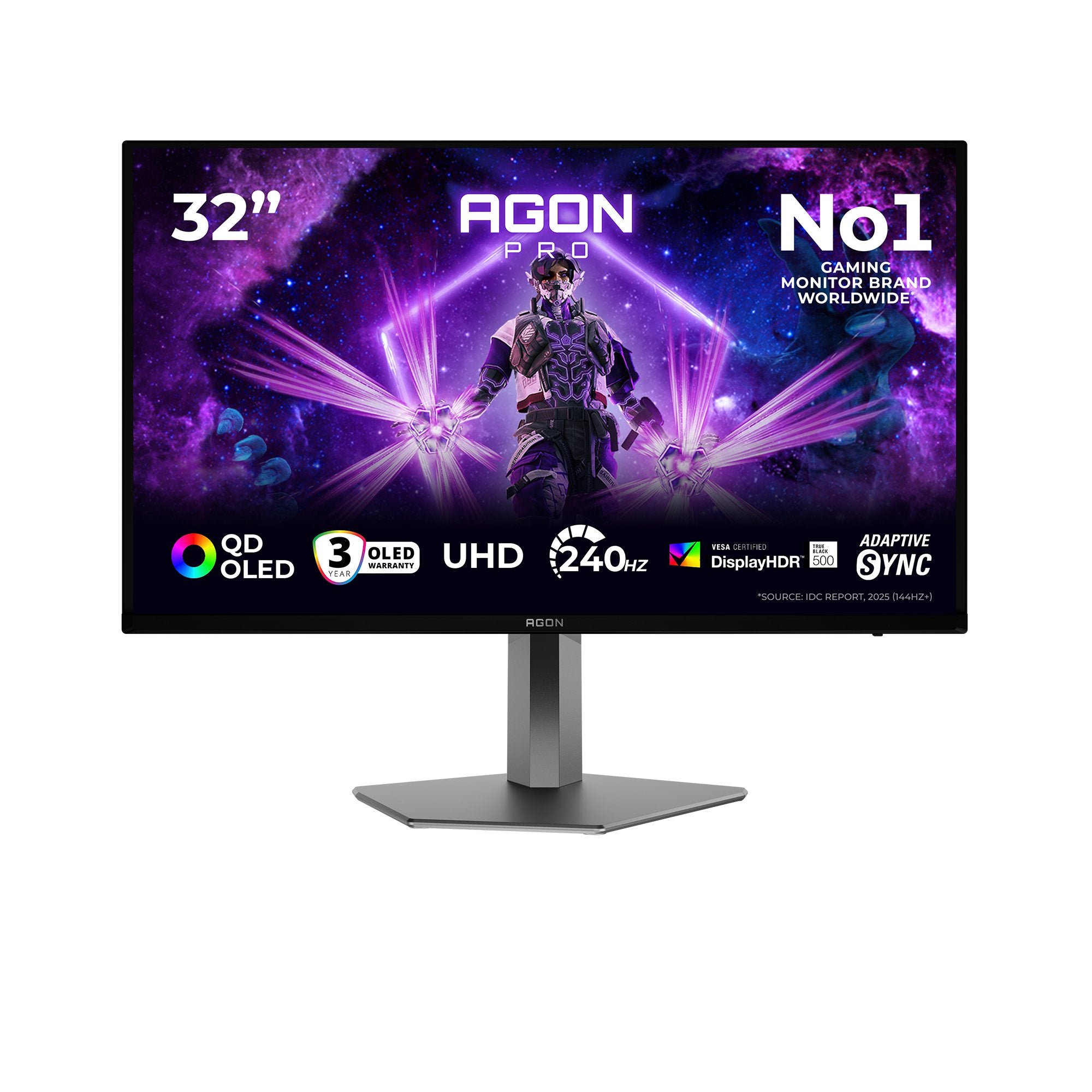 EAN 4038986113465 - AOC AGON PRO AG326UZD2P pantalla para PC 80 cm (31.5") 3840 x 2160 Pixeles 4K Ultra HD QLED Negro imagen 1