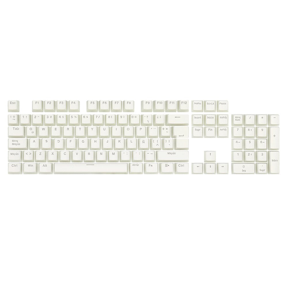 EAN 6950376708380 - REDRAGON Keycaps Sacarab White - Blanco Tecla imagen 2