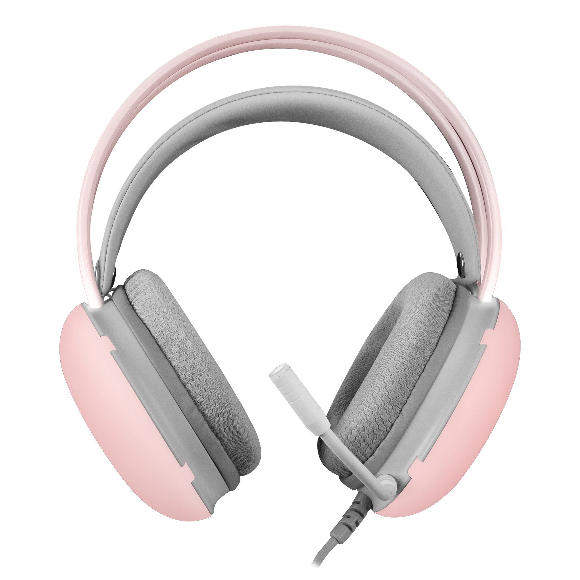 Auriculares Mars Gaming Mh Glow Jack 3.5mm Rgb Rosas