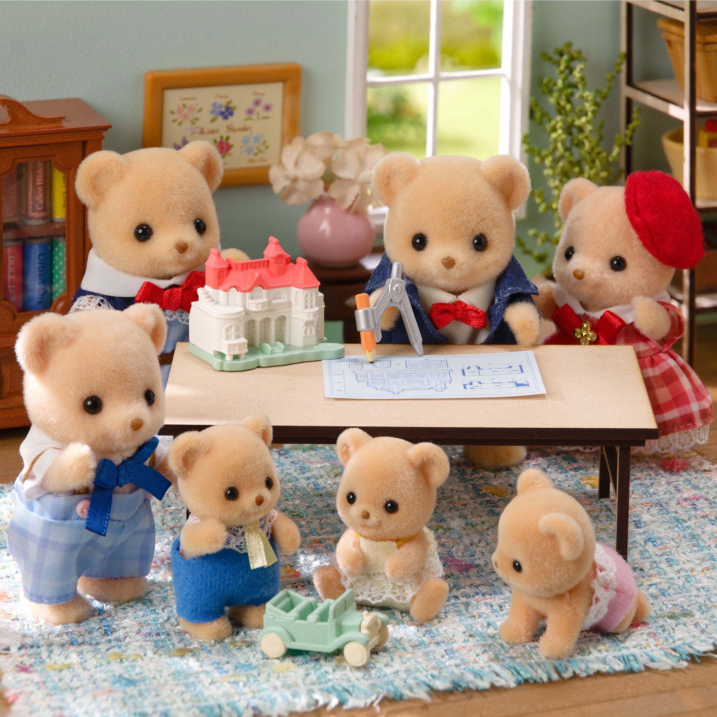 Epoch Sylvanian Families - Biscuit Bären Geschwister Picknickspass 5852