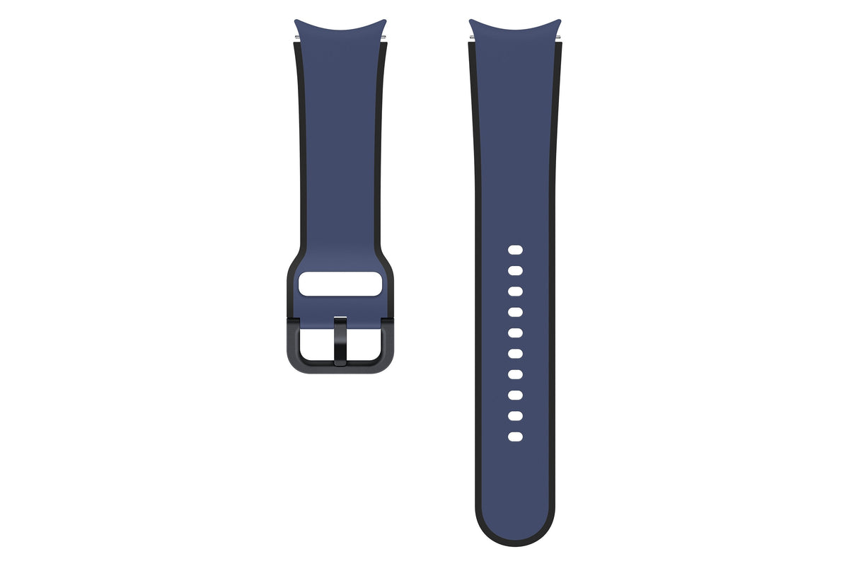 Samsung Two-Tone Sport Band 20mm, M L Et-Str91 Azul For Galaxy Watch4 Or Later = Et-Str91lnegeu