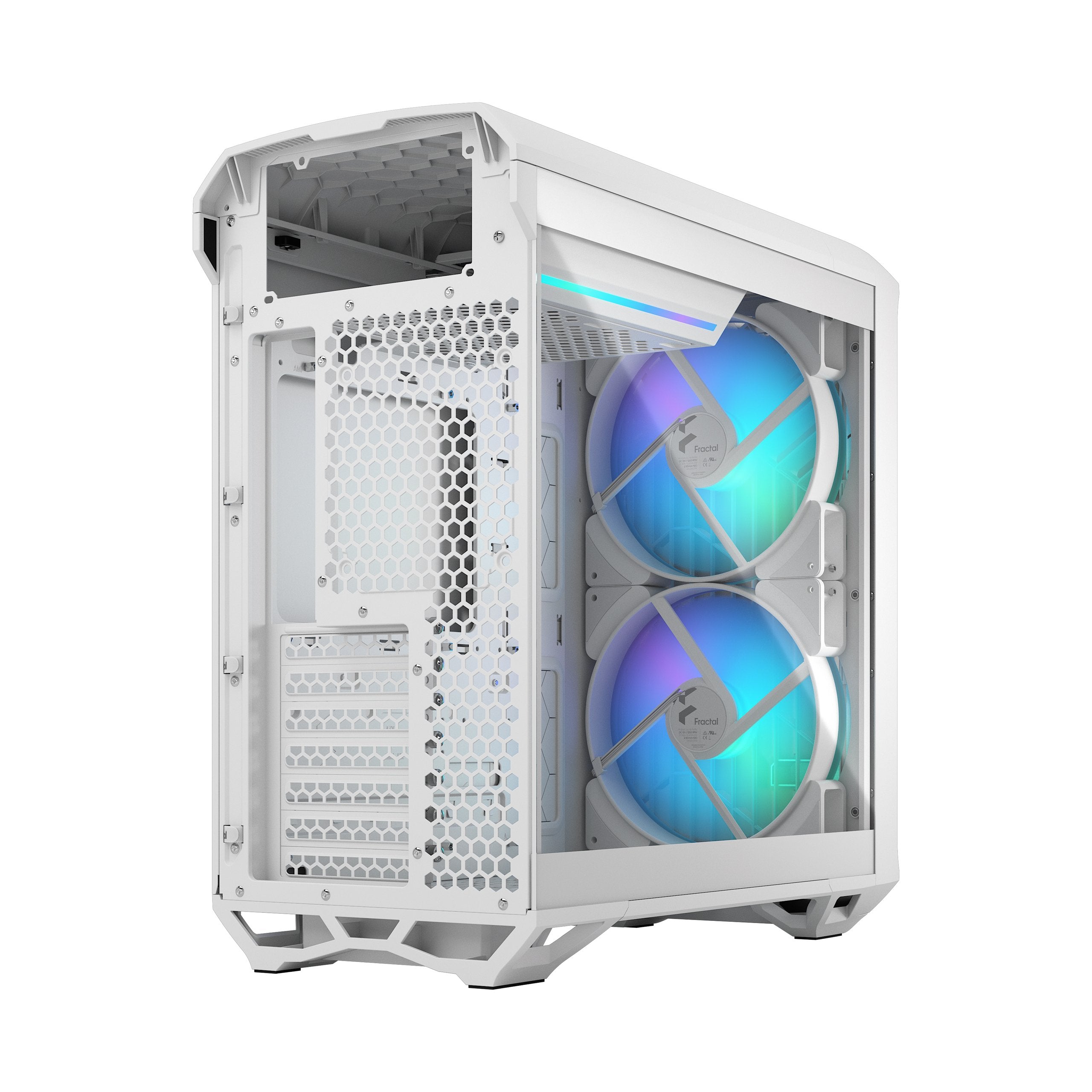 Caja Pc Fractal Design Compact Rgb White Tg Clear, Tower-Gehäuse Fd-C-Tor1c-05