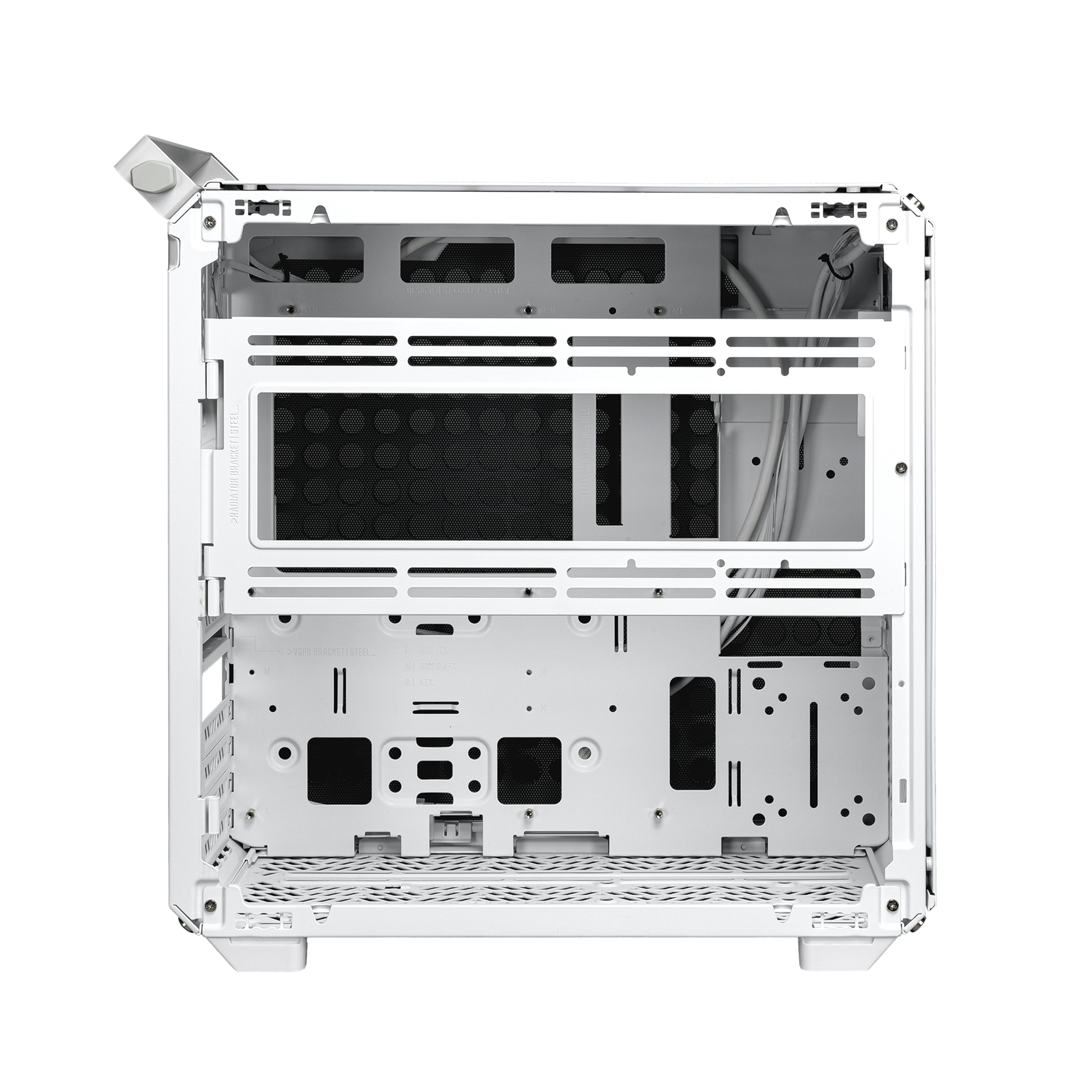 Caja Pc Cooler Master Qube 500 Flatpack White Edition, Q500-Wgnn-S00