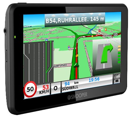Snooper Ventura Pro S6900 Navegador Fijo 17,8 Cm (7") Lcd Pantalla Táctil 322 G Negro