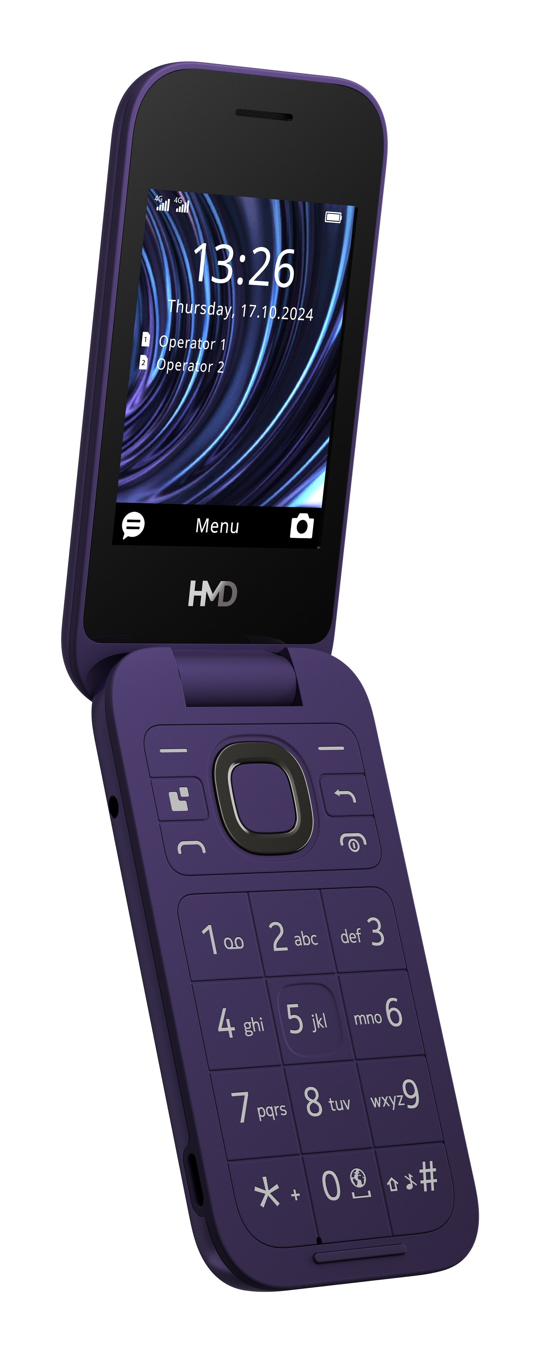 Movil  Hmd 2660 Flip  2.8" 123 G Violeta